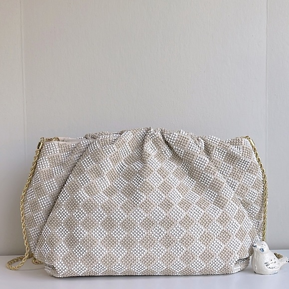 Loeffler Randall Handbags - Loeffler Randall Pleated Beaded Clutch